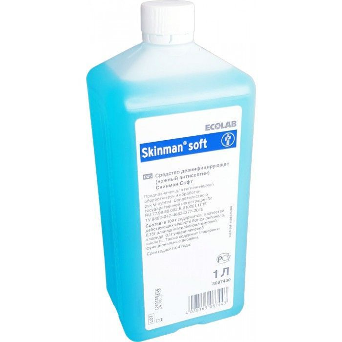 ECOLAB Дезинфицирующее средство SKINMAN SOFT 12X1L