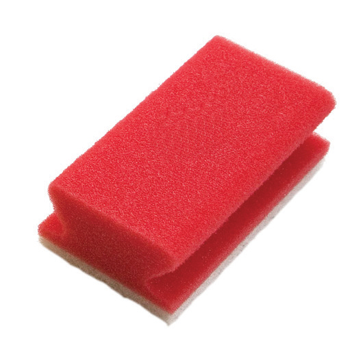 Губка мягкая TASKI Scourer NonAbrasive, 13x7,5 см, красный