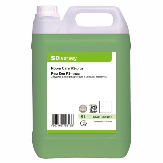 Room Care R2 Plus Дезинфицирующее средство для водостойких поверх, 5л