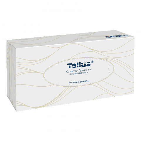 ТОРК Premium Салфетки для лица ультра мягкие 2сл,100л, бел (21шт/кор) (Tellus)